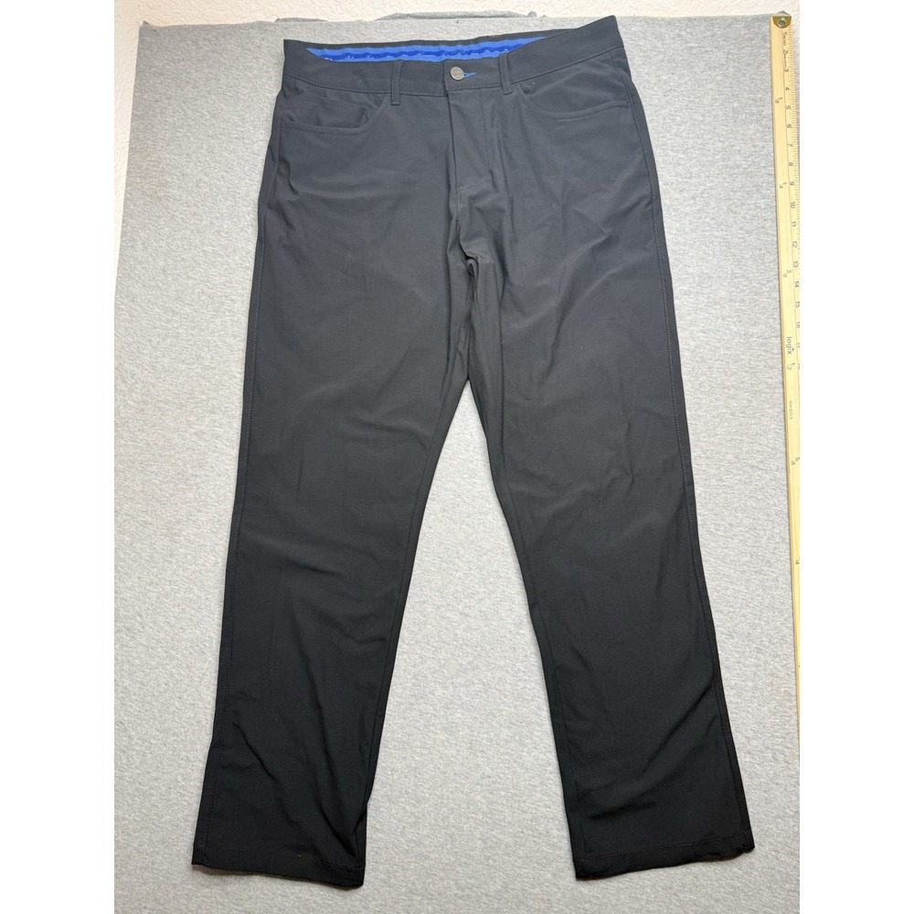 Twillory Technical Fabric Tailored‎ Fit Performance Flat Front Pants 34x32 Men